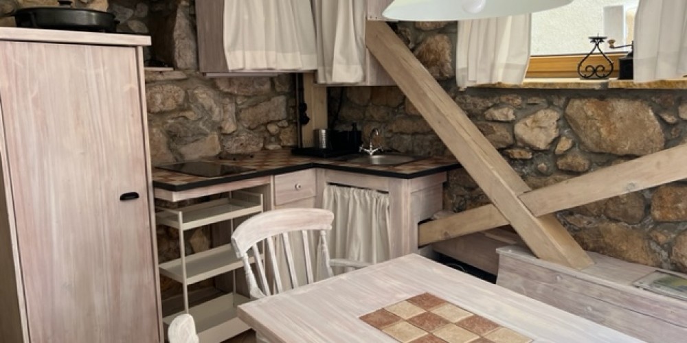 Kitchen and dining area