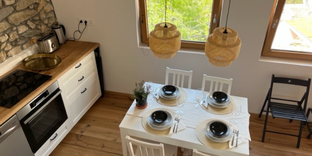 Kitchen and dining area