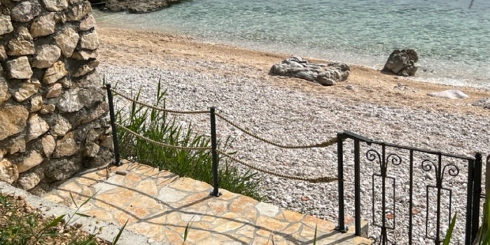 Entrance to local beach